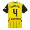 Borussia Dortmund Nico Schlotterbeck #4 Heimtrikot 2024-25 Kurzarm